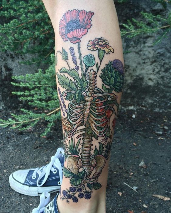 Tatouage Jambe Femme (2)