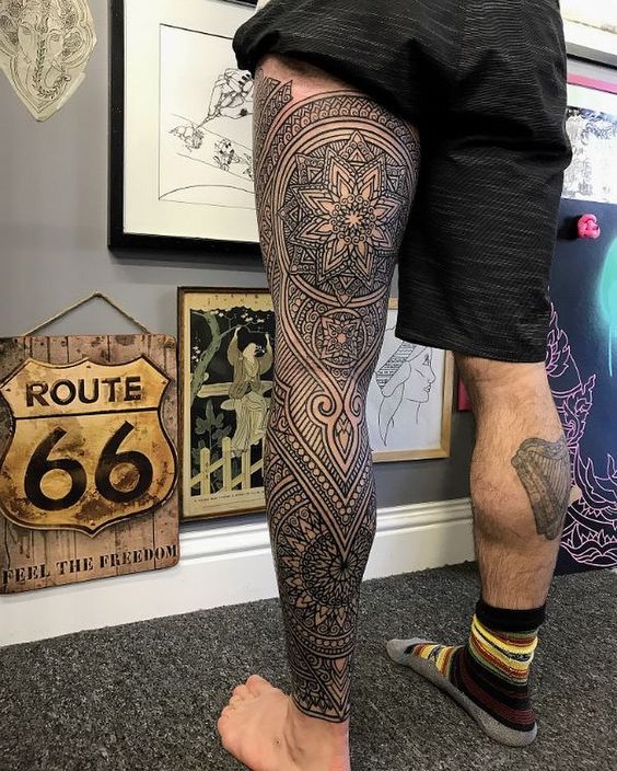 Tatouage Jambe Homme (12)