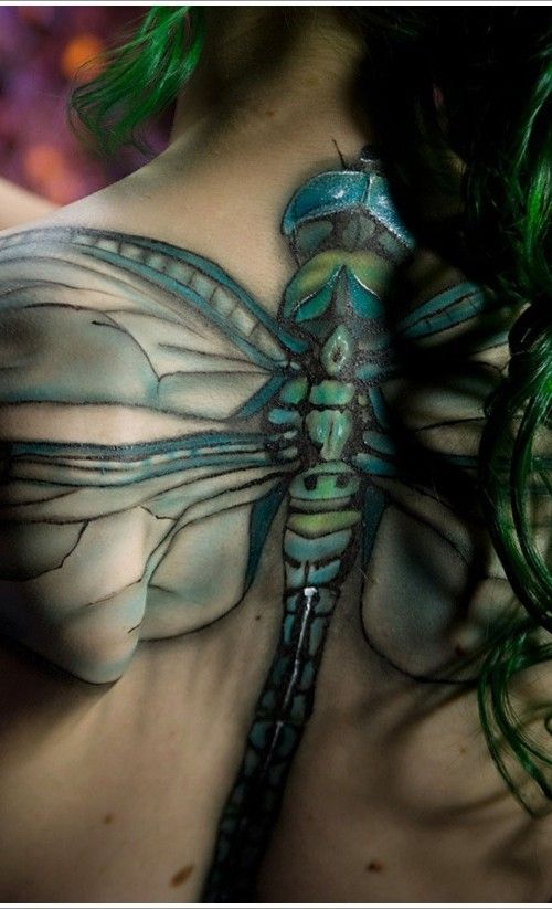 Tatouage Libellule Femme (5)