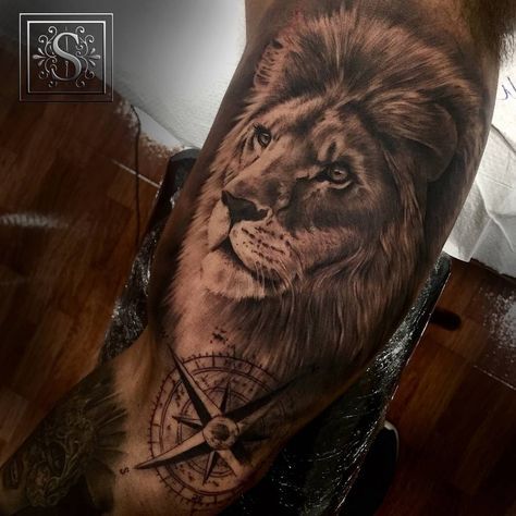 Tatouage Lion Bras (10)