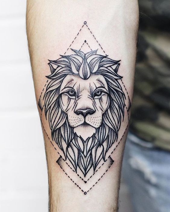 Tatouage Lion Bras (11)
