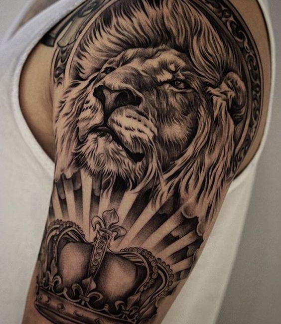 Tatouage Lion Bras (3)