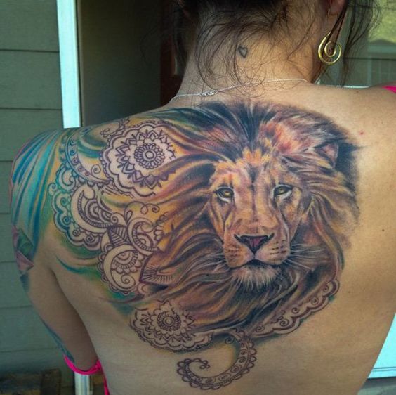 Tatouage Lion Couleurs (2)