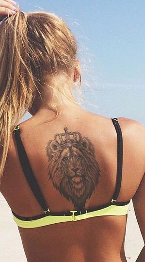 Tatouage Lion Femme (4)
