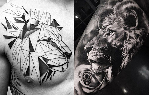 Tatouage Lion Homme (1)