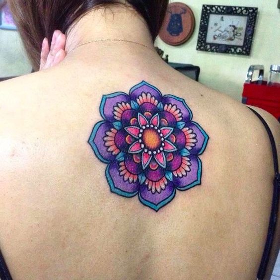 Tatouage Mandala Couleurs (10)