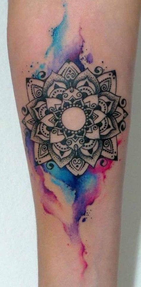 Tatouage Mandala Couleurs (5)