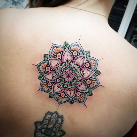 Tatouage Mandala Couleurs (6)