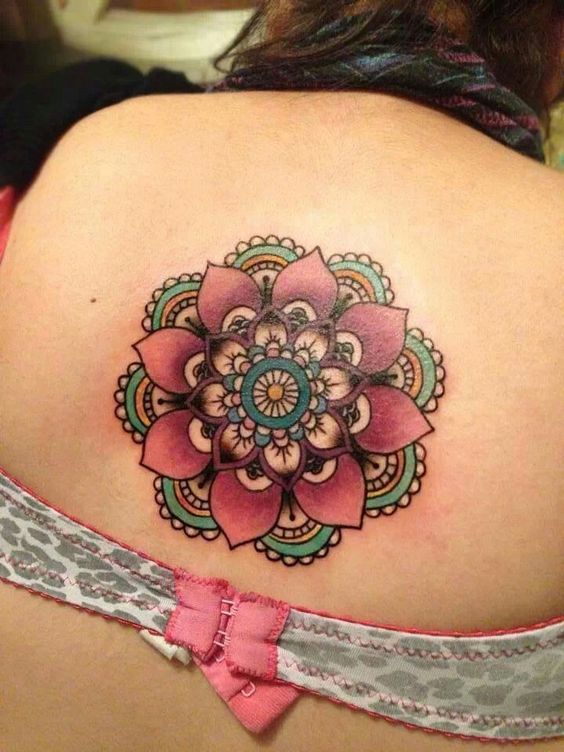 Tatouage Mandala Couleurs (9)