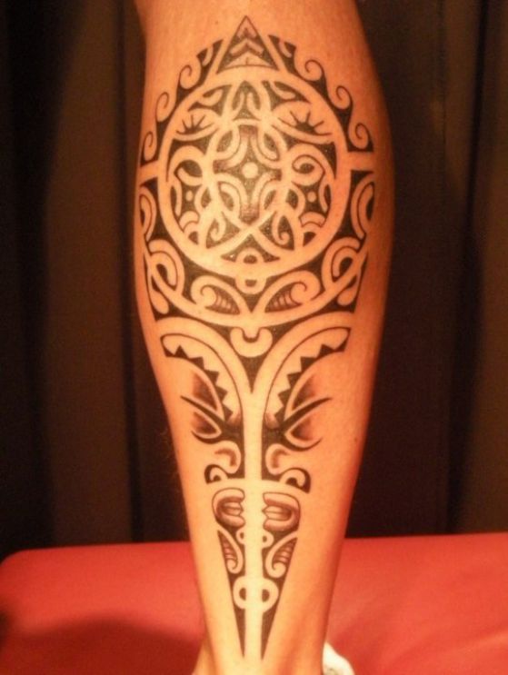 Tatouage Maori Mollet (4)