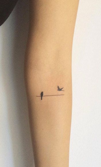 Tatouage Oiseau Simple Bras (2)