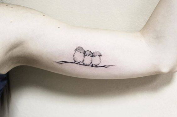 Tatouage Oiseau Simple Bras (7)