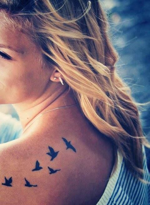 Tatouage Oiseaux Dos (2)