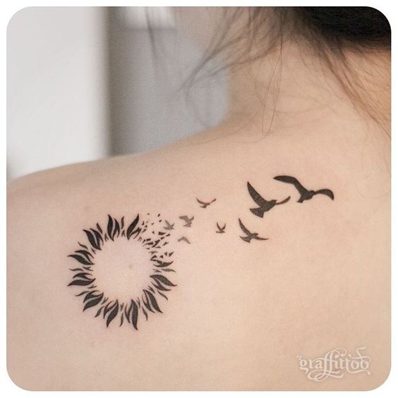 Tatouage Oiseaux Dos (3)