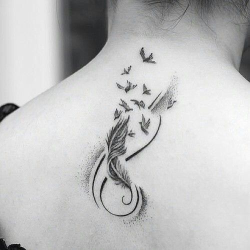 Tatouage Oiseaux Dos (6)