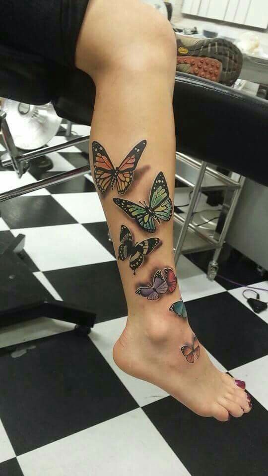 Tatouage Papillon Pied (1)