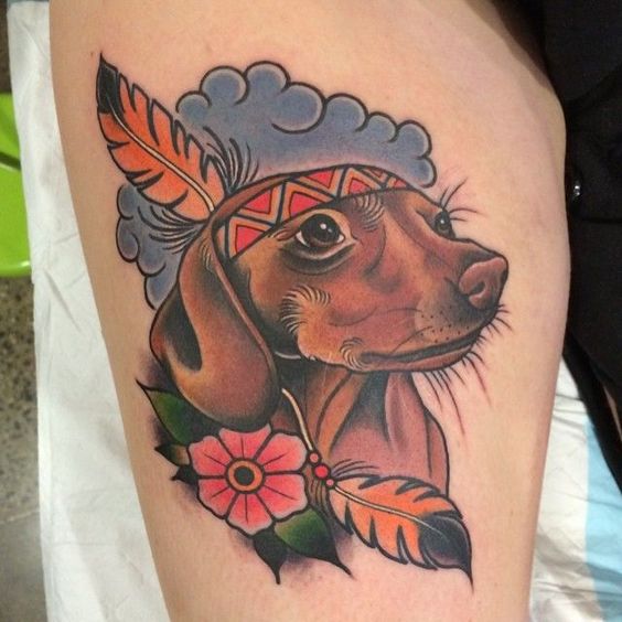 Tatouage Souvenir Chien (5)