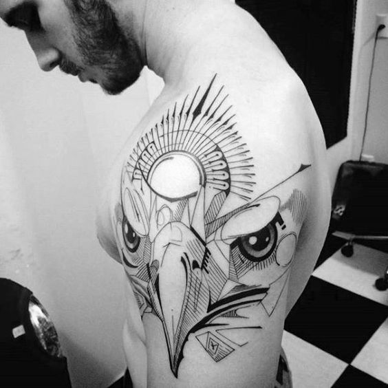 Tatouages Aigle Homme (1)