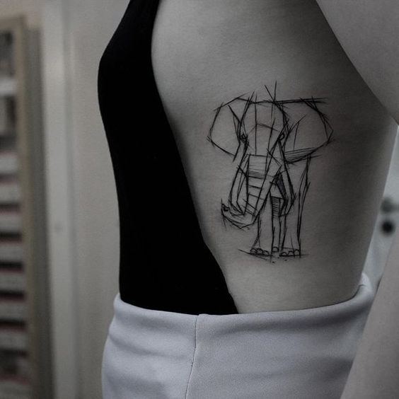 Tatouages Elephant Femme (13)