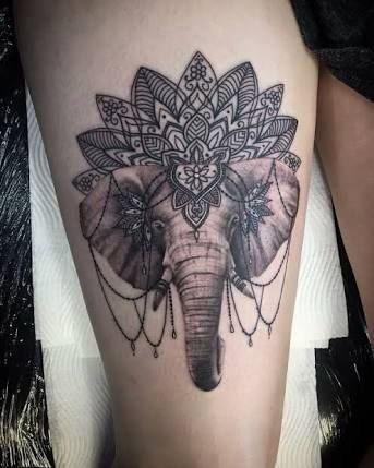 Tatouages Elephant Femme (8)