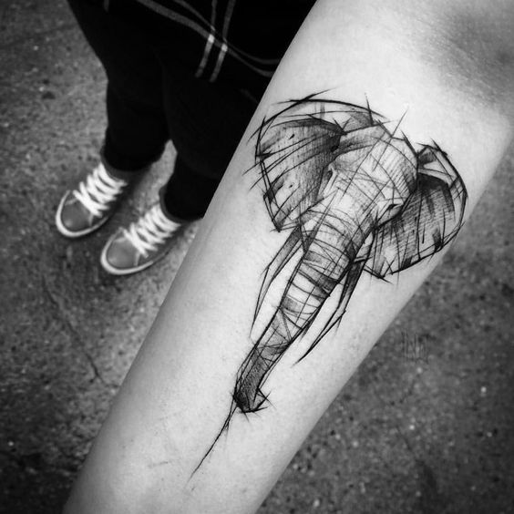 Tatouages Elephant Homme (12)