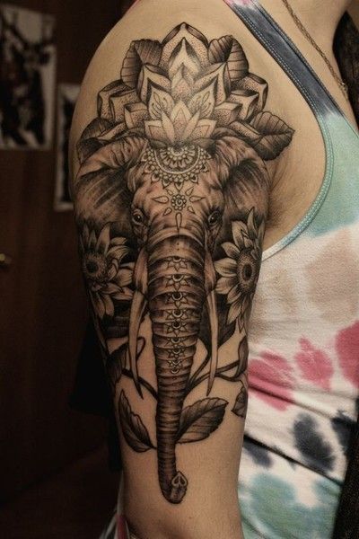 Tatouages Elephant Homme (4)