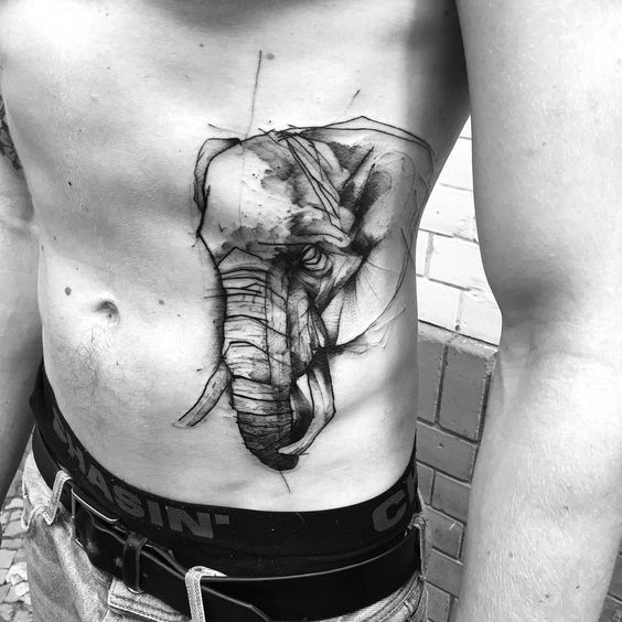 Tatouages Elephant Homme (5)