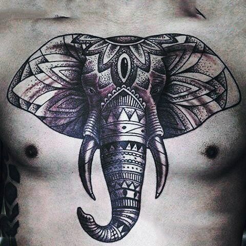 Tatouages Elephant Homme (6)