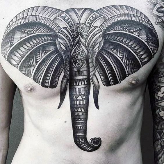 Tatouages Elephant Homme (9)