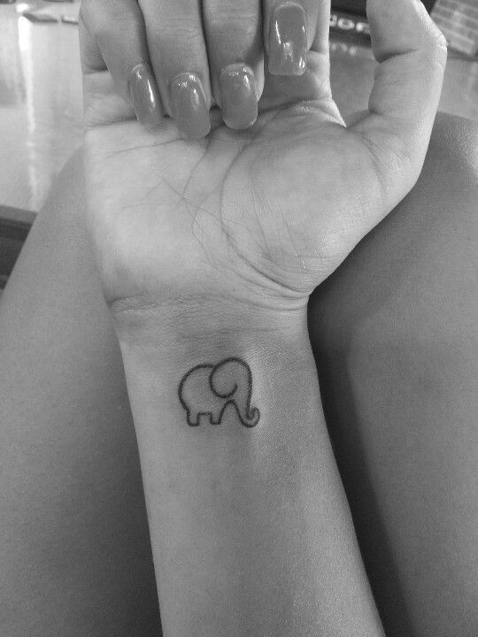 Tatouages Elephant Simple (2)