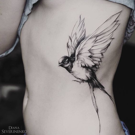 Tatouages Oiseaux Femme (1)