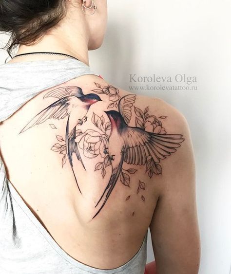 Tatouages Oiseaux Femme (6)