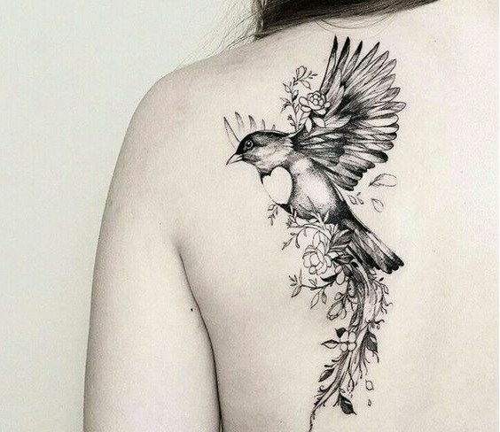 Tatouages Oiseaux Femme (8)