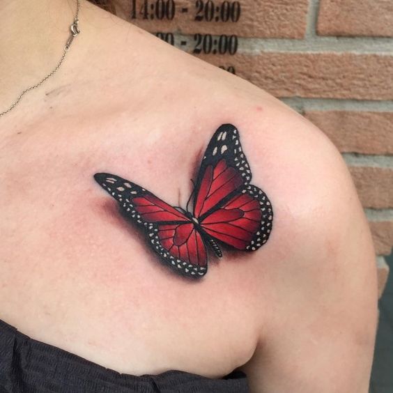 Tatouages Papillons 3d (1)