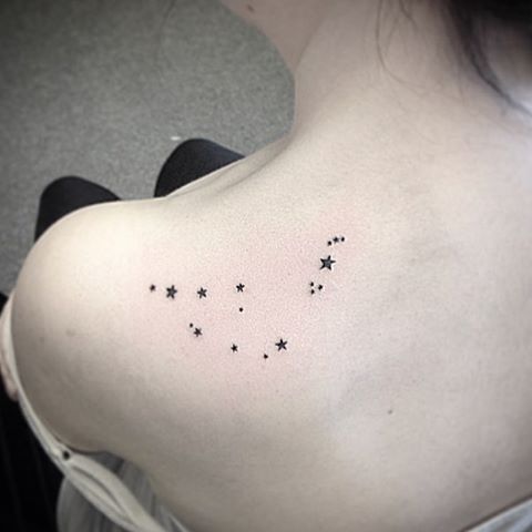 Tatouages Stars Epaule (3)