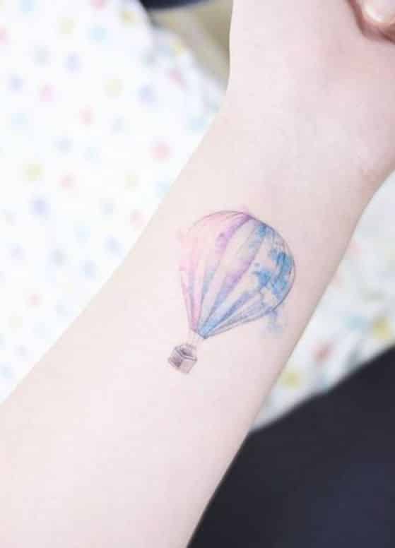 globo diseño tatuaje