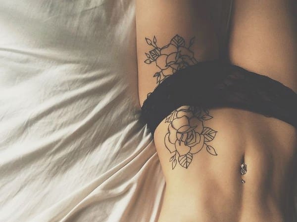 Tatuajes mujeres cintura