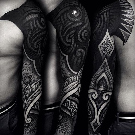brazo hombre tatuaje completo