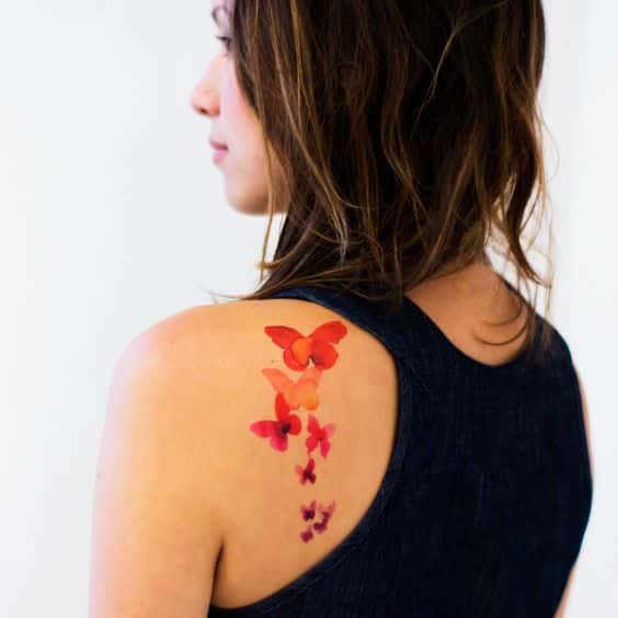 mariposas estilo tattoo