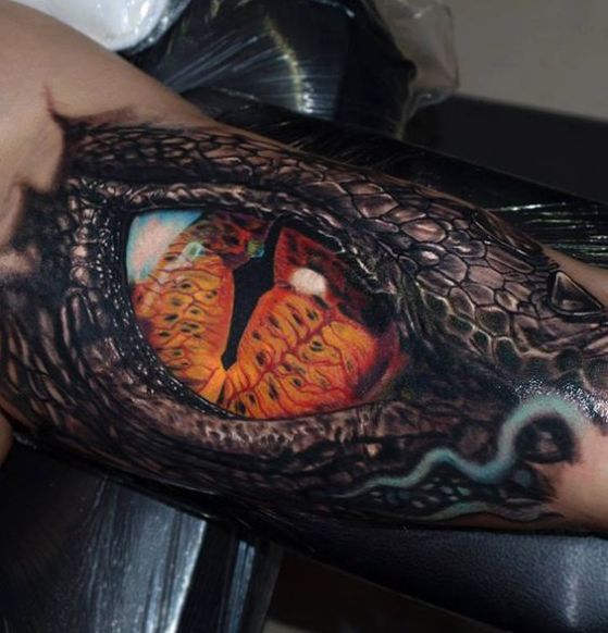 ojo de dragon tattoo 3d