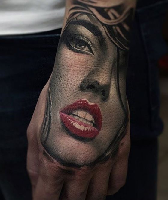 tattoo rostro realista