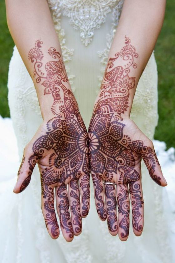 hermoso diseño para tatuaje de henna