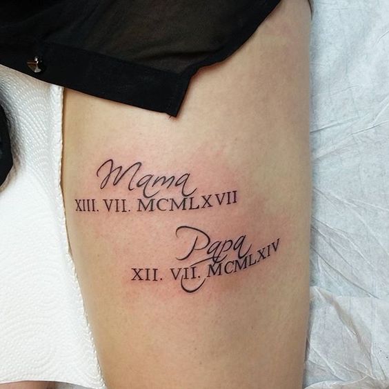 imagenes de tatuajes con frases para mama y papa