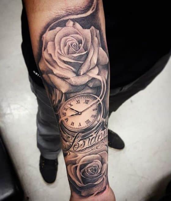 hombre rosa tattoo