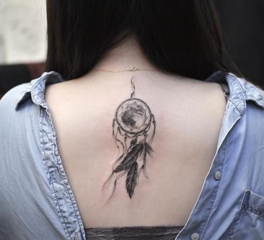 Luna Y Atrapasueño Tatuaje