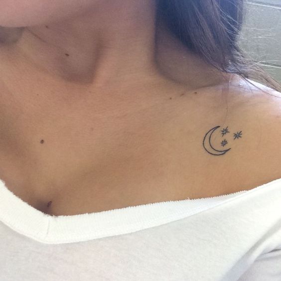 Tatuajes De Luna Y Estrellas (4)