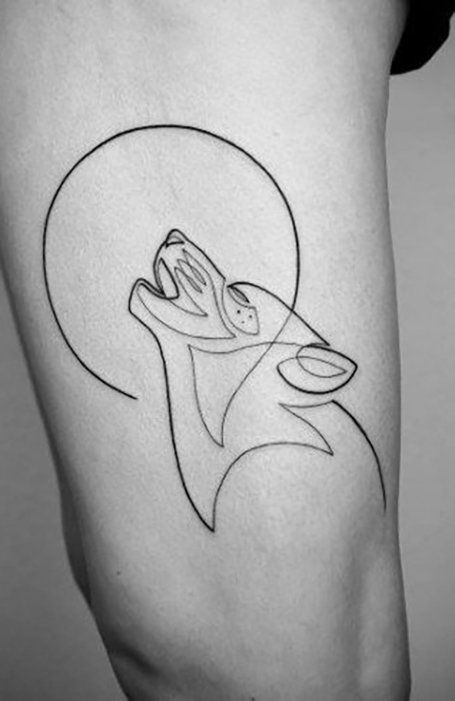 Tatuajes De Luna Y Lobo (1)