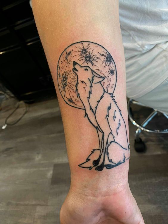 Tatuajes De Luna Y Lobo (13)