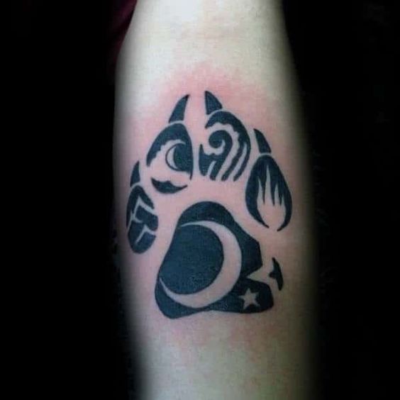 Tatuajes De Luna Y Lobo (14)