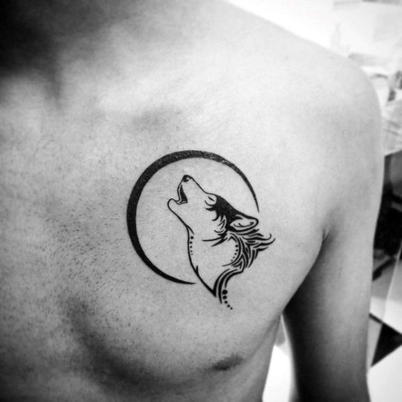 Tatuajes De Luna Y Lobo (9)